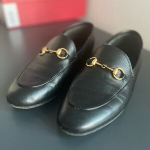 GUCCI size 37 (6.5) WOMEN'S LEATHER HORSEBIT LOAFER